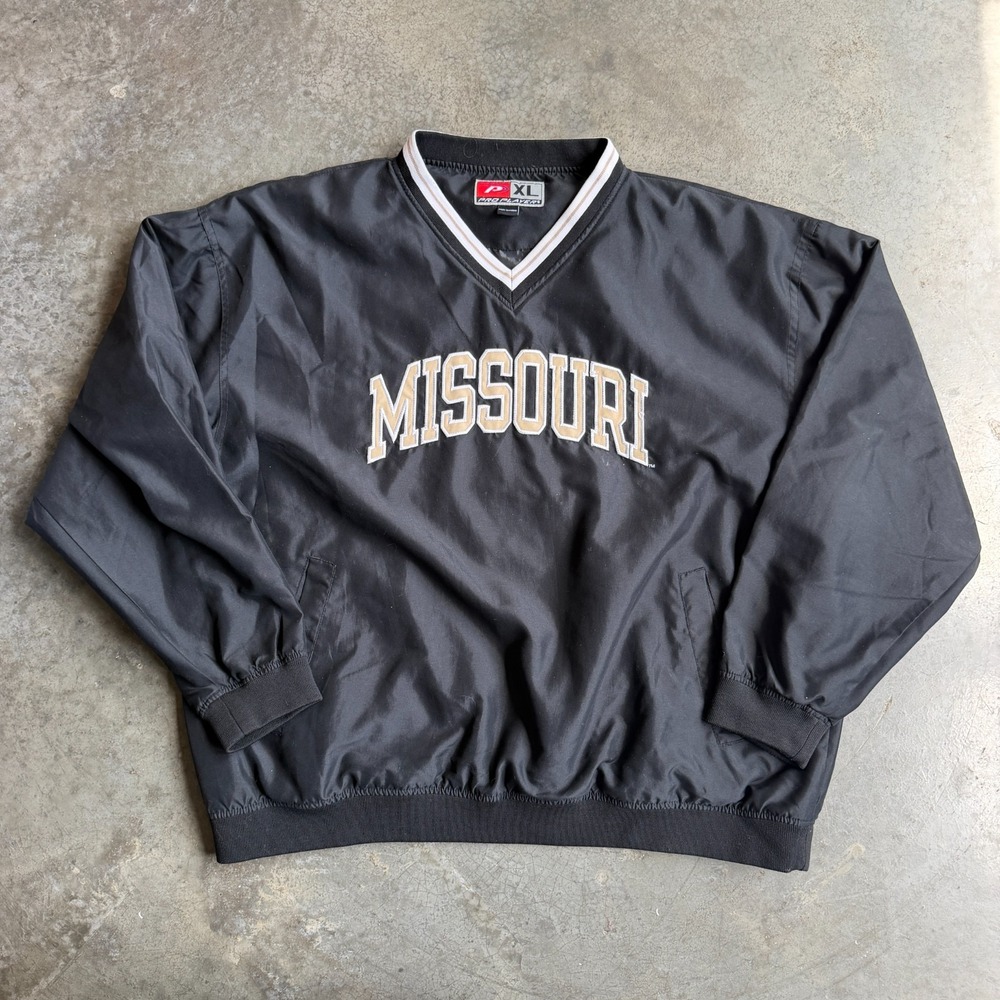Vintage Pro Player University of Missouri Tigers Golf Windbreaker Mens XL